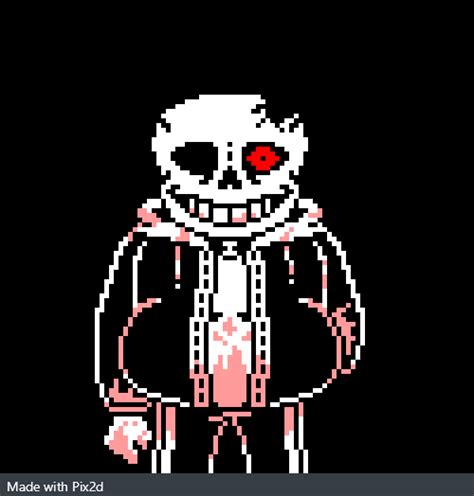 Horrortale Sans Sprite V2 By Cooperclimbart On Deviantart