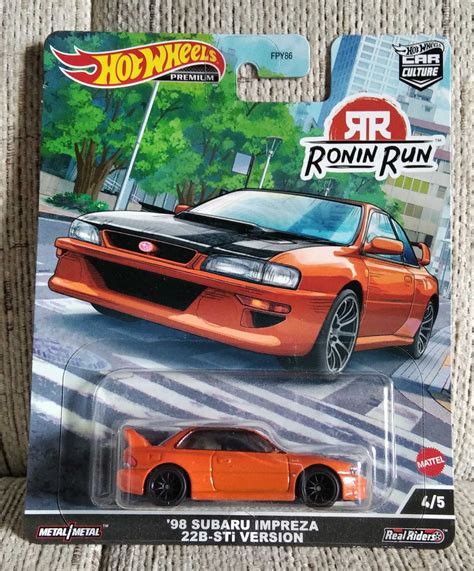 Hot Wheels Premium Ronin Run 98 Subaru Impreza 22B STi Version