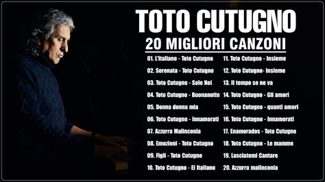 Il Meglio Dei Toto Cutugno Album Completo L Italiano Emozioni