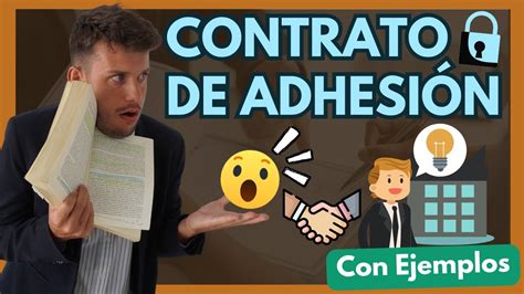 Contrato De Adhesi N Qu Es Con Ejemplos En Minutos Youtube