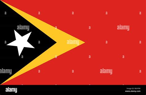 East Timor Flag Stock Vector Image & Art - Alamy