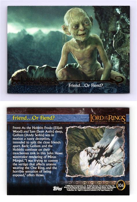 The Lord Of The Rings The Return Of The King Update Topps