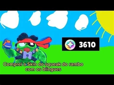 Brawl Stars Comprei A Skin Do Squeak Do Dambo Os Blingues YouTube