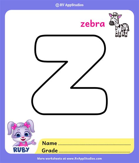 Z Alphabet Letter