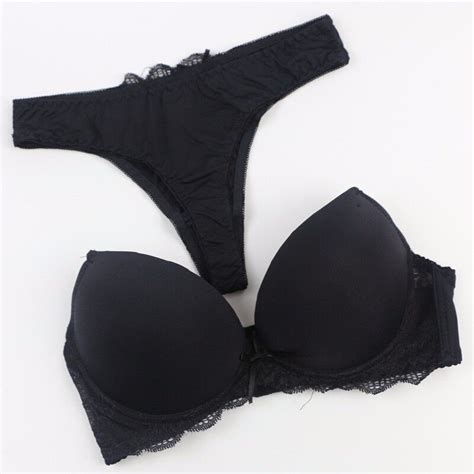 Ladies Sexy Lace Extreme Push Up Bra Sets Underwear Lingerie 34 36 38 40 Abcde Ebay