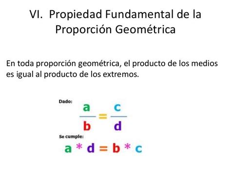 Razón Y Proporción Geométrica