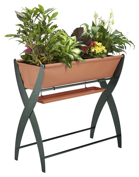 DESIGN SPECIALTIES Raised Garden Bed Trough Planter - Great for Patio ...