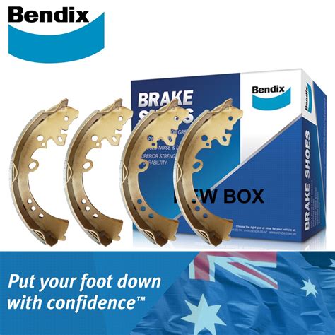 Bendix Brake Shoe DS2809 BS5072 Set For Toyota Hilux Fortuner 2005