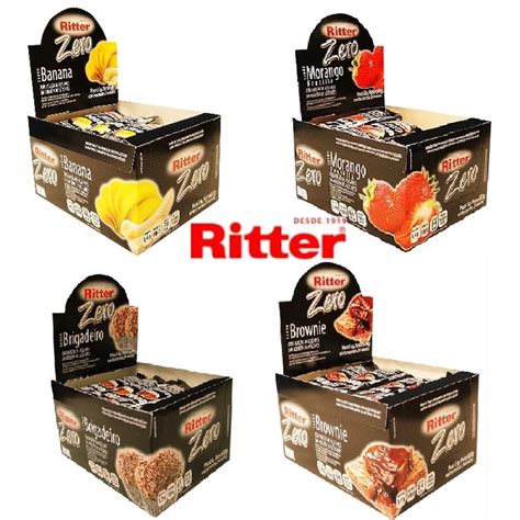 Barra De Cereal Ritter ZERO Display C 24unid Banana Brigadeiro