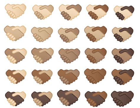 Multi Skin Toned Handshake Emoji Coming To Apple And Google In