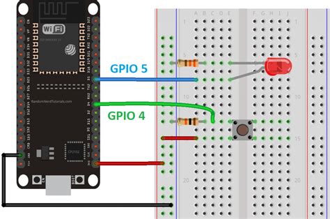 Push Button With Esp Gpio Pins As Digital Input Riset