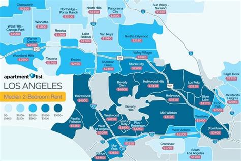 Los Angeles Map Of Neighborhoods - Zip Code Map