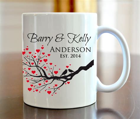 Personalized Coffee Mug Bride And Groom Wedding By Mrcwoodproducts