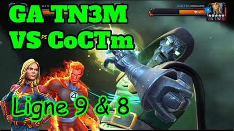 Guerre D Alliance De La Saison Vs Coctm Sur Mcoc Youtube