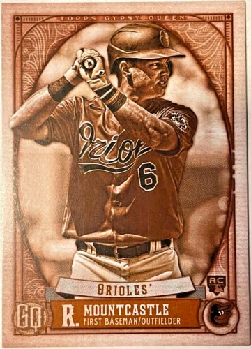 2021 TOPPS GYPSY QUEEN SEPIA 39 RYAN MOUNTCASTLE ROOKIE CARD