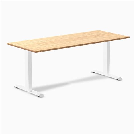 desky  bamboo office desk bamboo    inches white