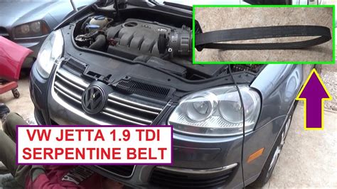 Jetta Tdi Serpentine Belt Replacement