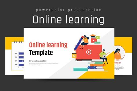 Online Learning Template Creative Presentation Templates Creative