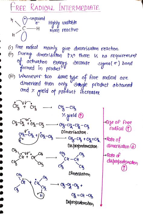 SOLUTION: Reaction mechanism part 2 free radical - Studypool