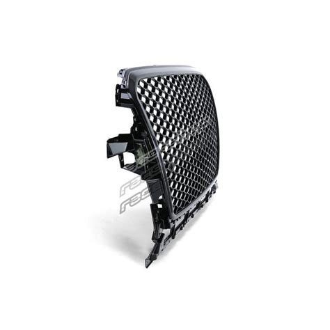 Radiator grille honeycomb sport optics without emblem black gloss for ...