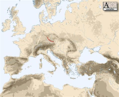 Physical Atlas of Europe: Mountains of Europe - Bohemian Forest