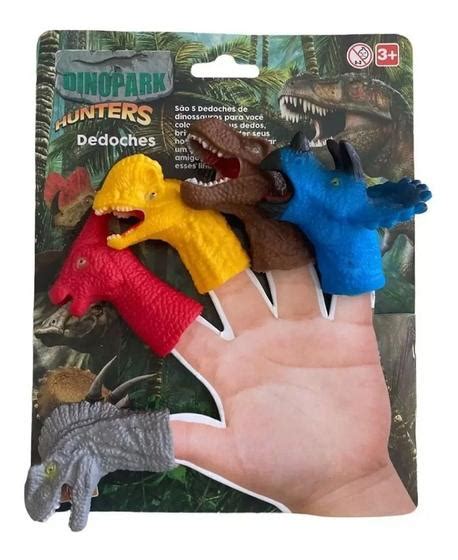 Fantoche De Dedo Dinossauro Dinopark Dedoche Bee Toys Dedoche