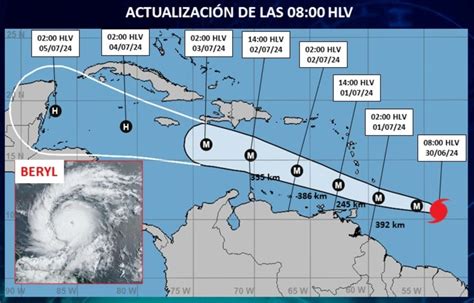 Huracán Beryl Llegará Al Noreste Del País Este Lunes Advierten Que Se