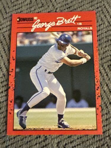 Donruss George Brett Kansas City Royals Baseball Card L Ebay