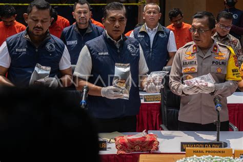 Pengungkapan Kasus Narkotika Yogyakarta Antara Foto