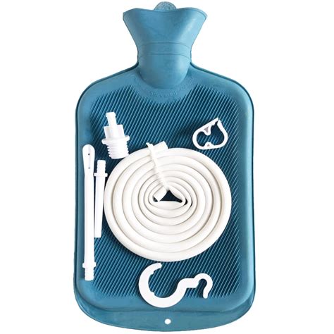 Fznkrag 6Pcs 2L Rubber Hot Water Bottle For Pain Relief Warm Therapy Enema Kit For Medical