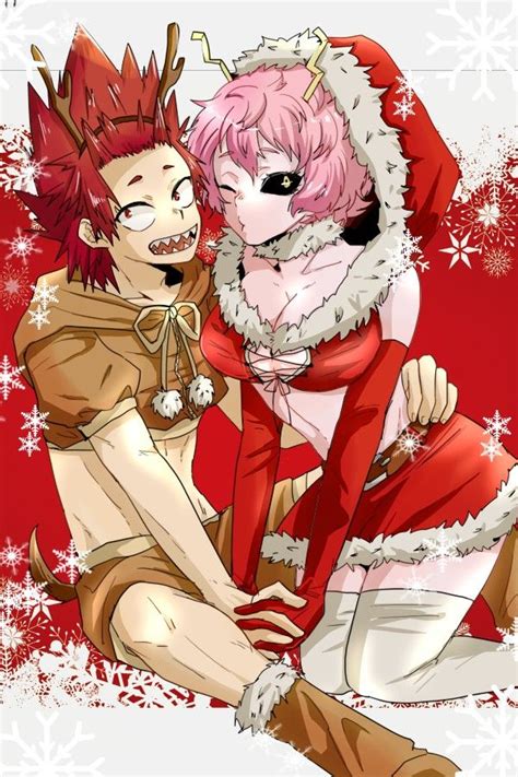 Kirishima Eijirou And Ashido Mina I Love Anime Anime Boku No Hero Academia