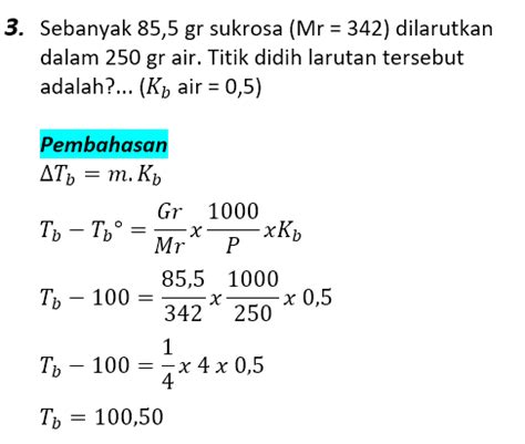 Detail Contoh Sifat Koligatif Larutan Koleksi Nomer 40