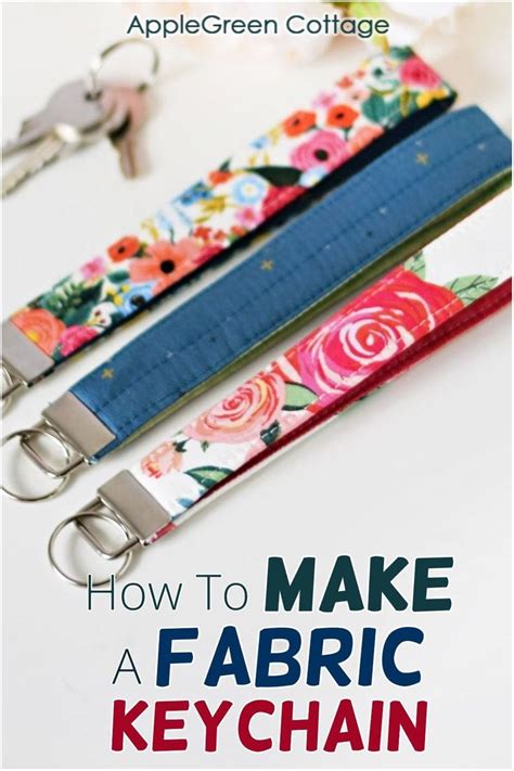 How To Make A Keychain AppleGreen Cottage Keychain Diy Easy Key