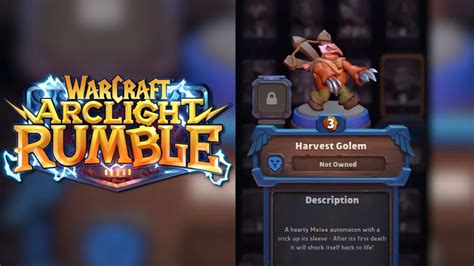 Harvest Golem Hellhades Warcraft Rumble