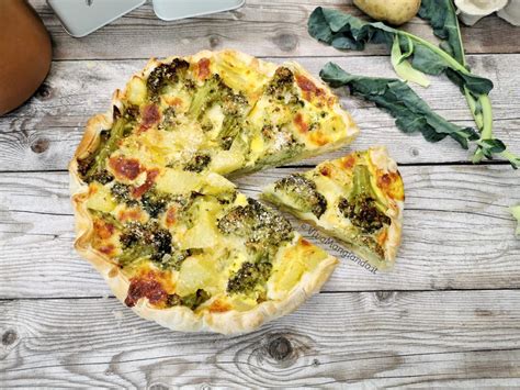 Torta Salata Con Broccoli E Patate Vivo Mangiando