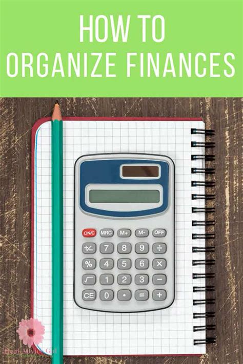 organize finances real advice gal