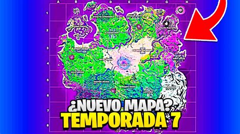 Bienvenidos Al Nuevo Mapa De Fortnite Temporada 7 CapÍtulo 2🔥🌎 Youtube