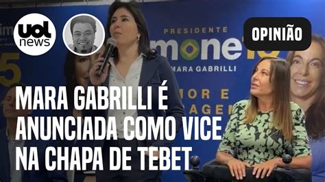 Mara Gabrilli Anunciada Como Vice Na Chapa De Tebet Sakamoto Tem