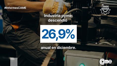 La Actividad De La Industria Pyme Cay En Diciembre Fm Riel