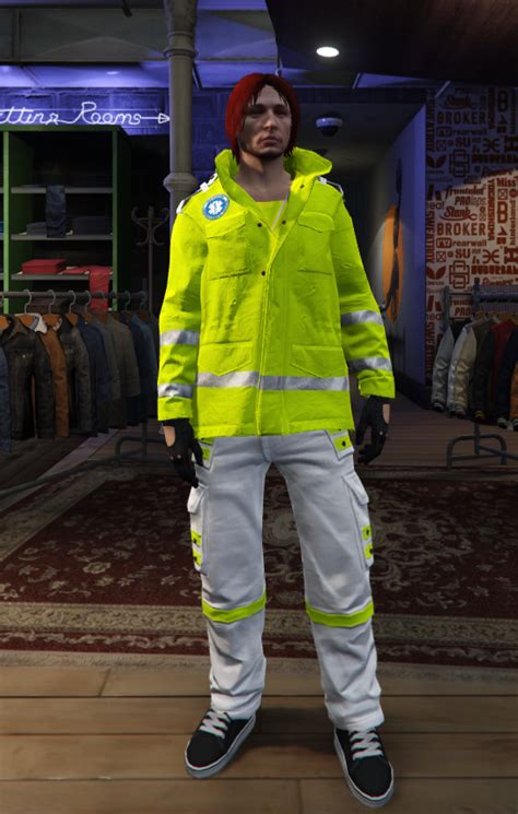 English High Vis EMS Uniform Pack GTA5 Mods