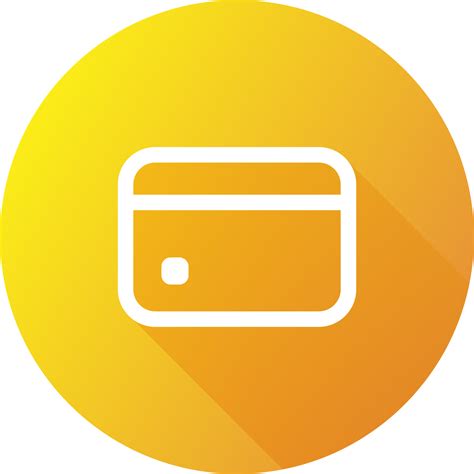Credit card icon in flat design style. Payment card signs illustration