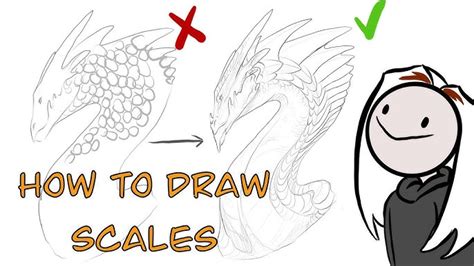 draw realistic dragon scales
