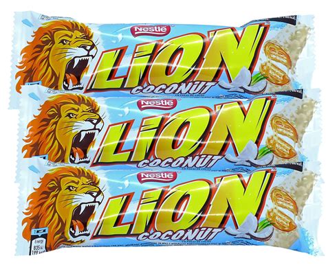 Шоколадный батончик Nestle Lion Coconut, Германия, 3 штуки по 40 г ...