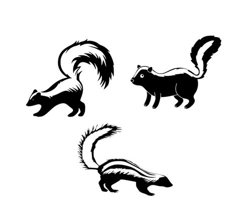 Skunk svg . Skunk Clipart . Skunk Silhouette . Skunk svg | Etsy