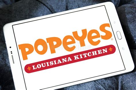 Logo De Restaurant D aliments De Préparation Rapide De Popeyes Photo