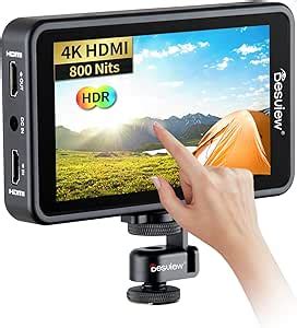 Desview R Ii Camera Field Monitor Inch Touch Screen Nits High