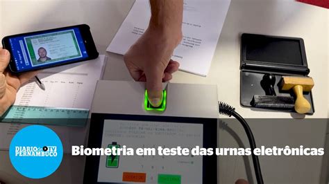 Biometria Será Usada Em Teste De Integridade Das Urnas Eletrônicas