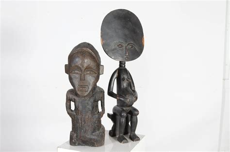 3 African Carved Wood Figures - Capsule Auctions