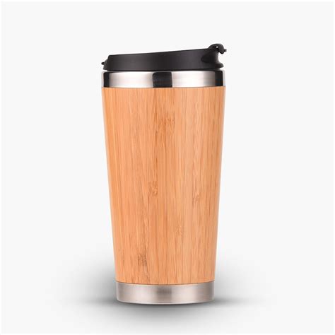 Eco Friendly Bamboo Fiber Travel Mug Sustainable Stainless Eco Friendly