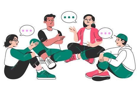 Discussão Em Grupo - Ilustração do conceito de discussão em grupo | Vetor Grátis